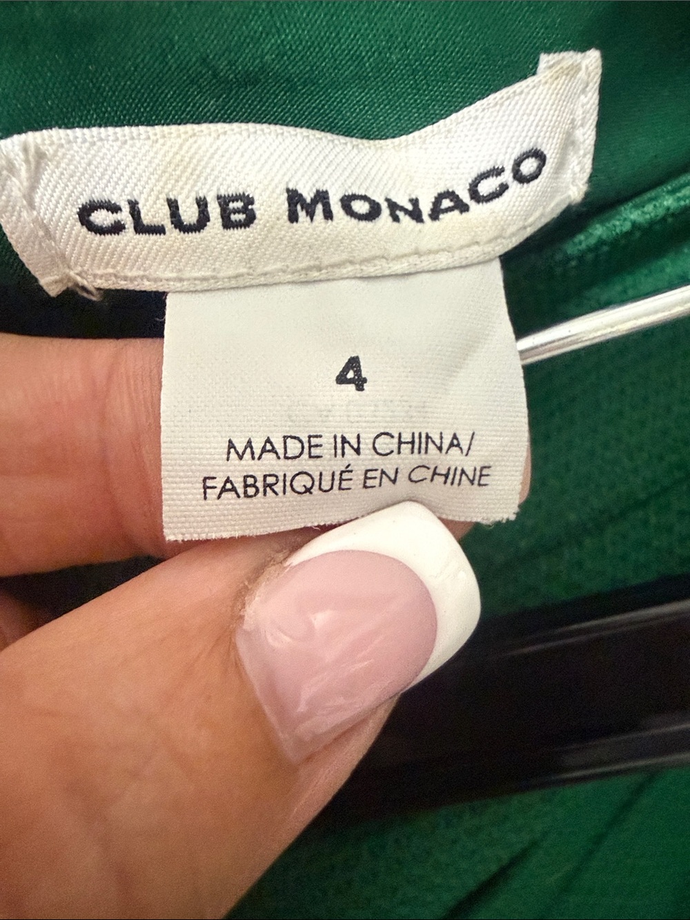 Club Monaco Emerald Green High-Waist Women’s Shorts - Picture 8 of 9
